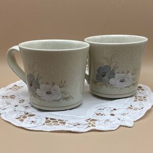 Royal Doulton Avon LS 1067 Lambethware Teacups - Set of 2 Vintage